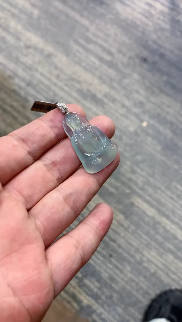 颈饰未镶嵌翡翠天然A货翡翠