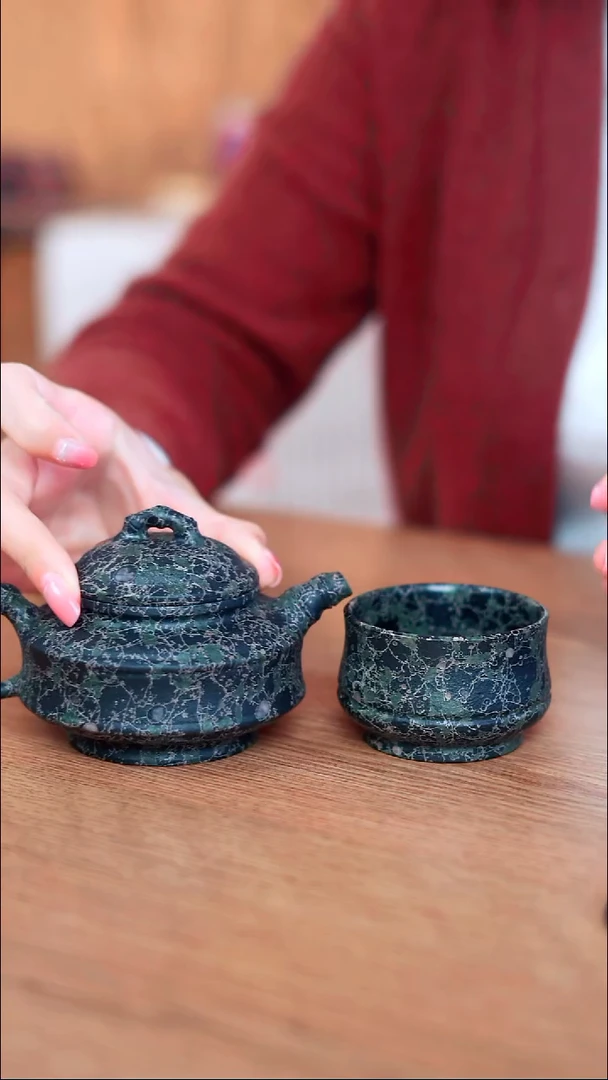 寻武记安山玉双线品阶壶