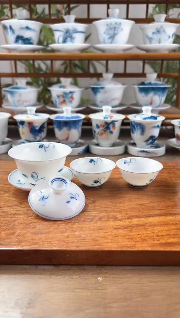 全品玉兰80ml三才+小玉兰杯2个