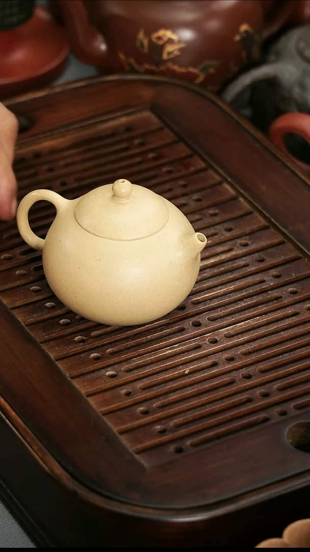 茶壶紫砂宜兴紫砂本绿文旦130cc