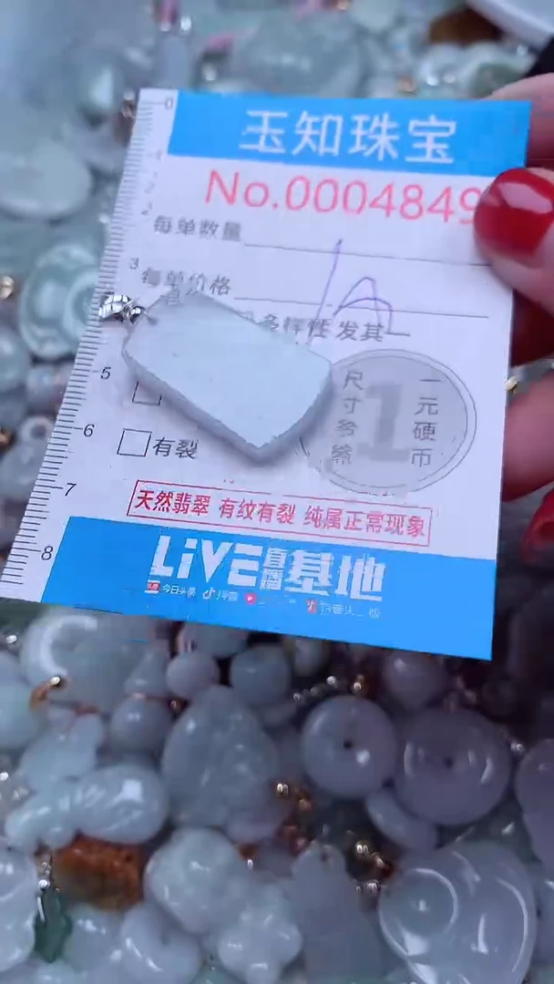 吊坠(不含链)未镶嵌翡翠4849