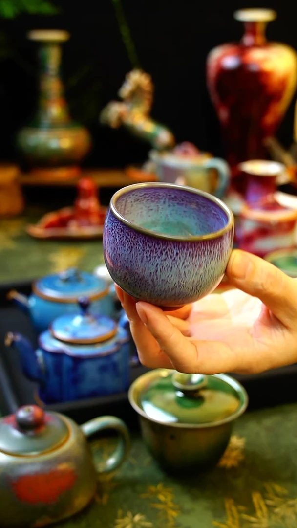 杯子高温钧瓷纯手工主人杯