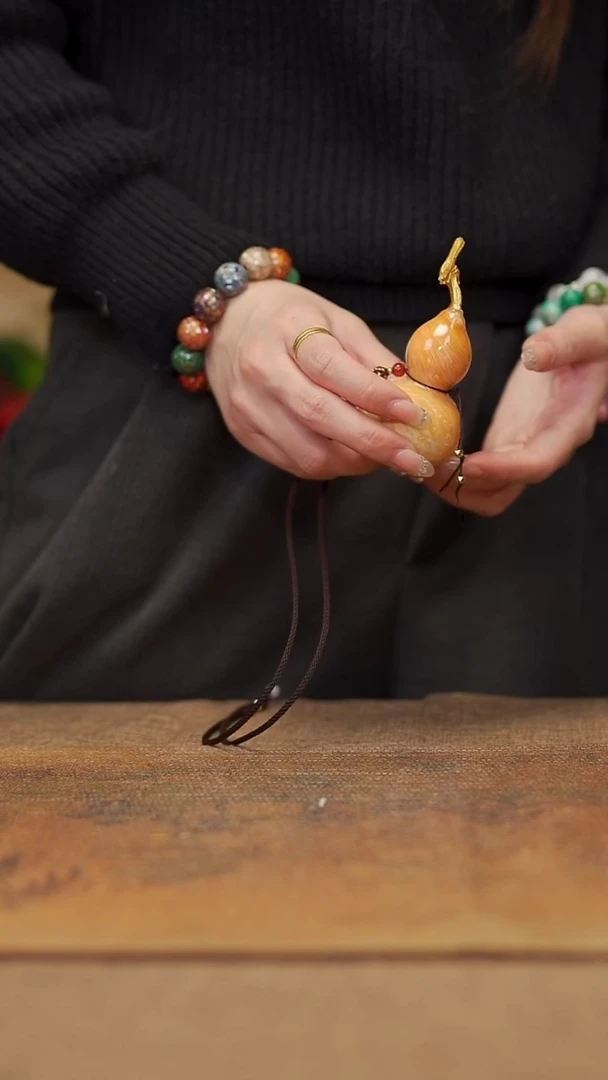 【闪购商品】329 宴禾堂大漆脖挂葫芦68