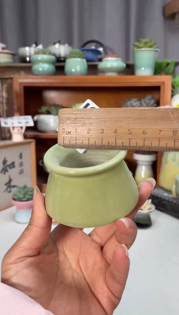 瓷片055知木小芳花盆