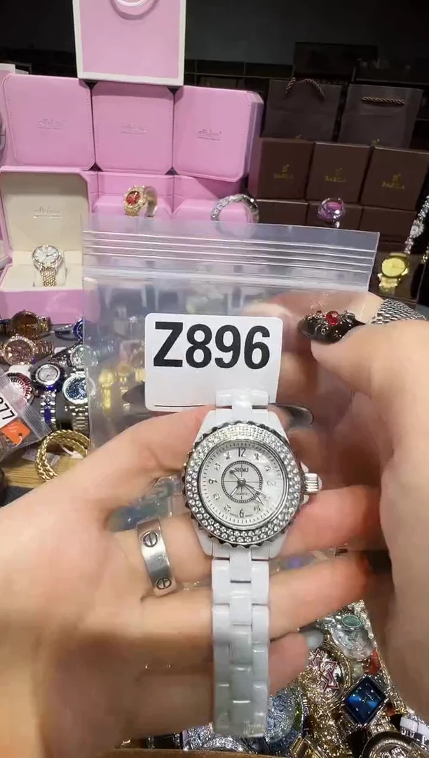 石英机芯不锈钢不锈钢直播定闪专用