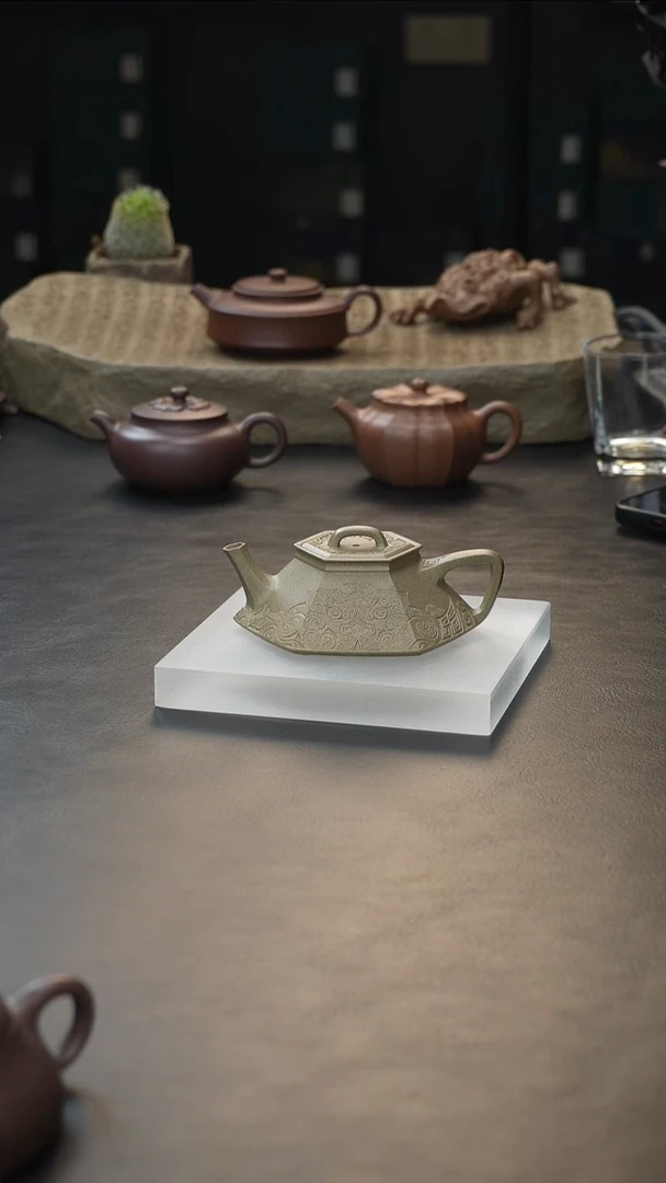 茶壶紫砂虎**～锦瓢