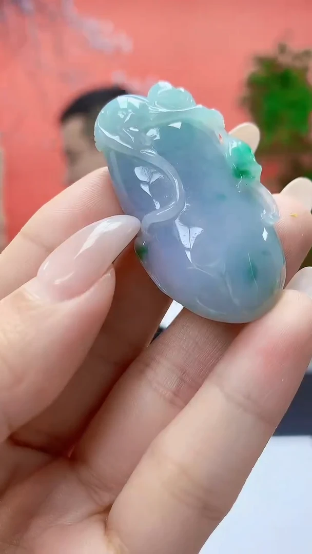 未镶嵌定制翡翠4898ty-毛货挂件198