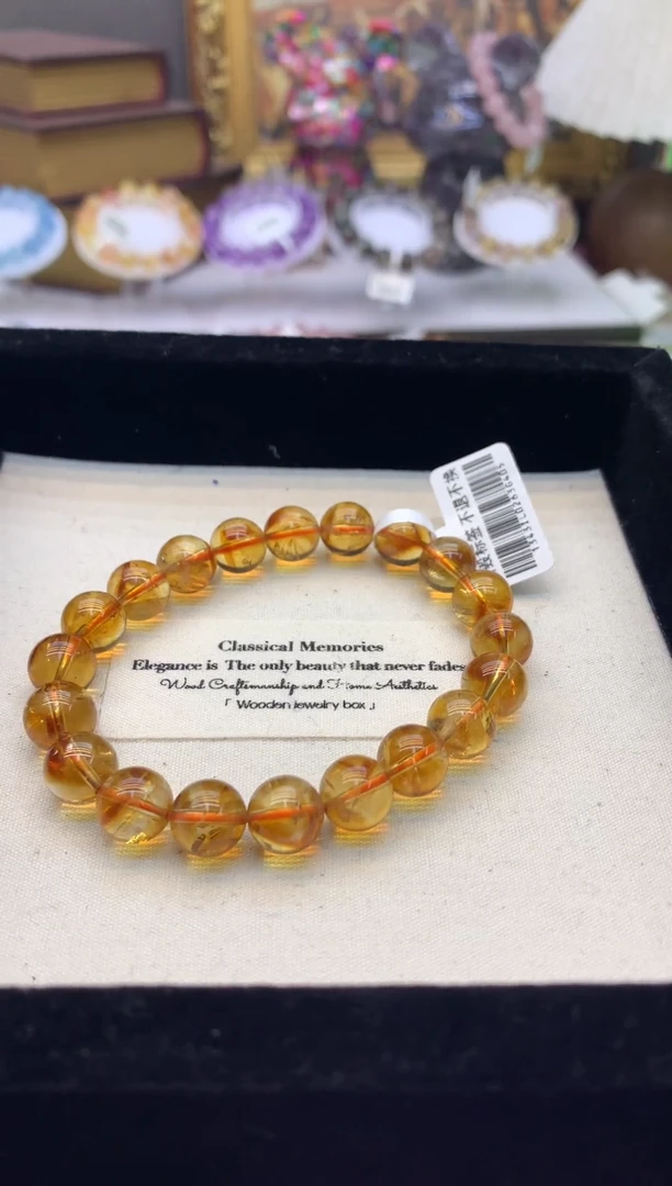 【闪购商品】水晶手串未镶嵌9+巴西黄塔晶