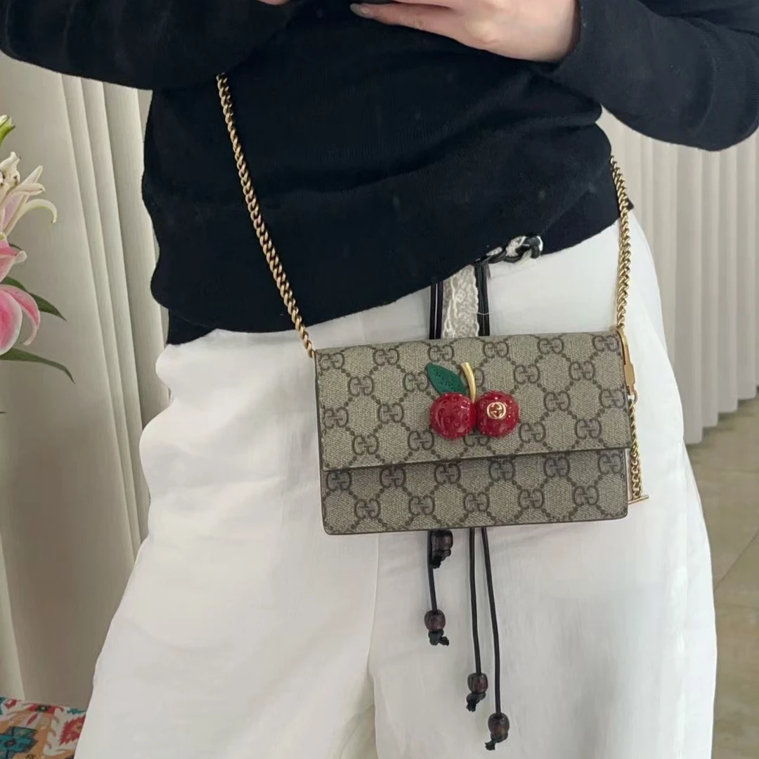 95新 GUCCI/古驰 安洁利严选链条包/ZH1118112