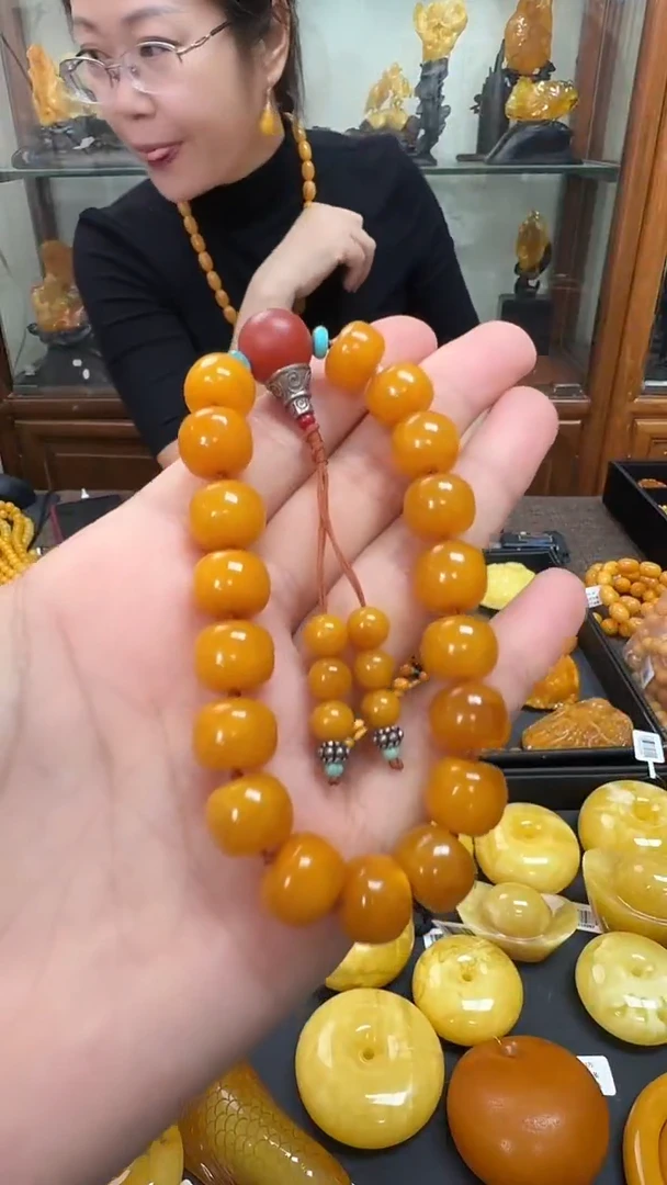 手串蜜蜡未镶嵌蜜蜡老型手串