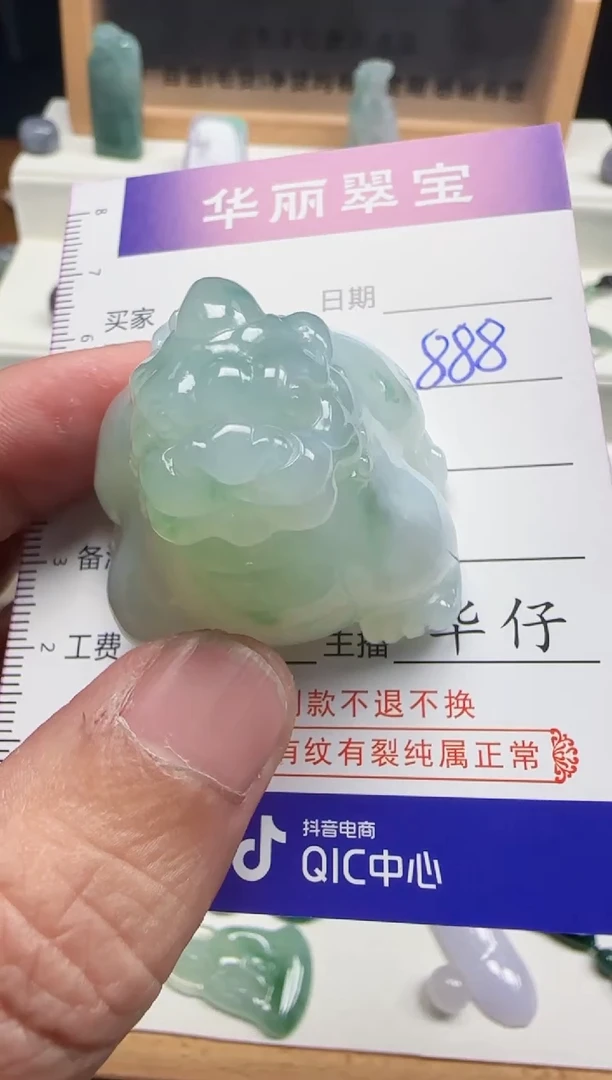 【闪购商品】翡翠颈饰未镶嵌102天然缅甸A货翡翠