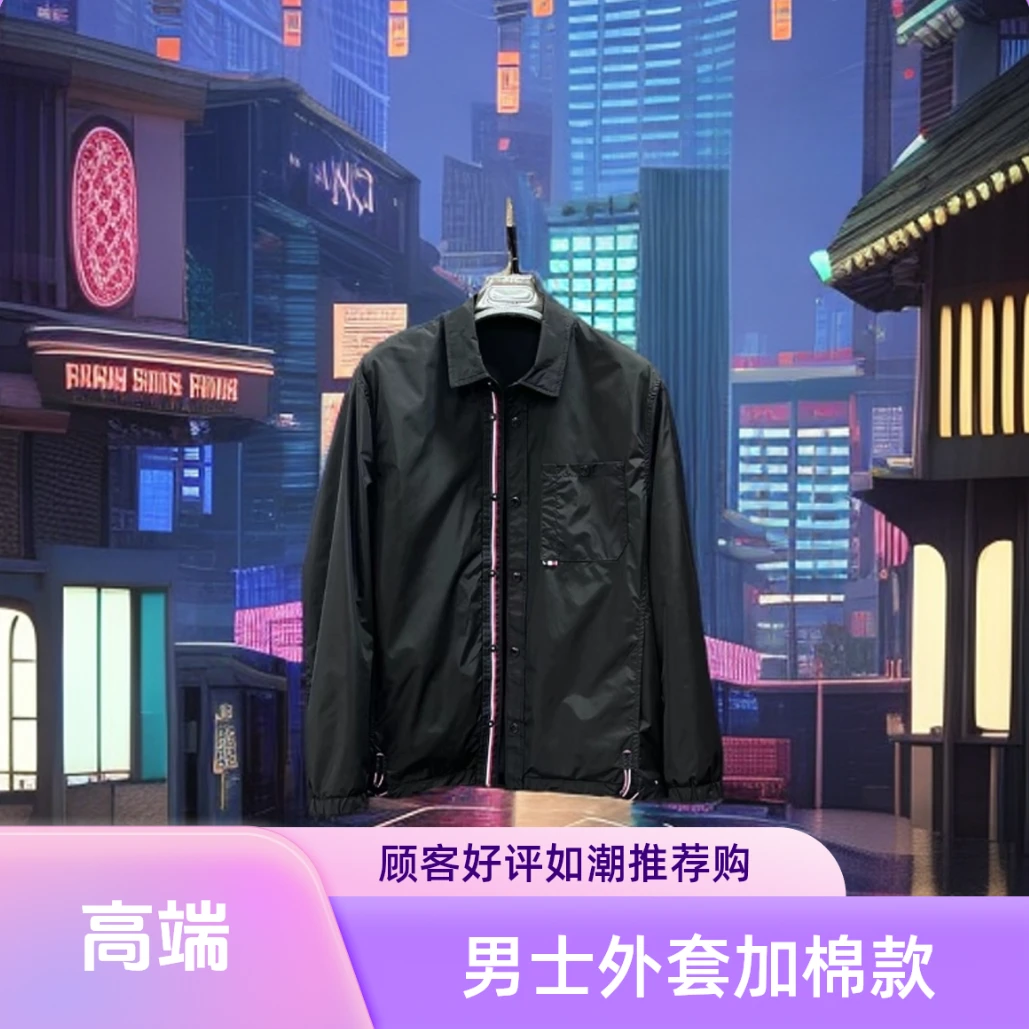 4号链接 男士经典款式休闲外套百搭时尚夹克黑色春季男款上衣