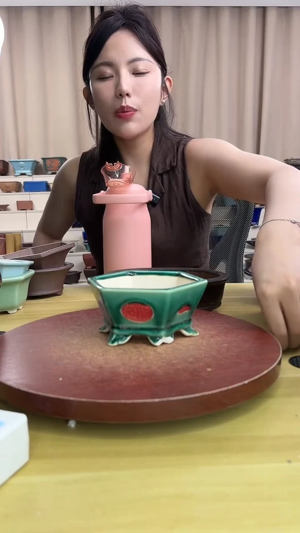 紫砂花盆紫砂花盆微瑕