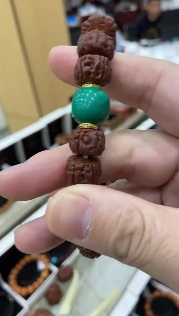 菩提手串/手链机刷玉化藏式直切小金刚手串