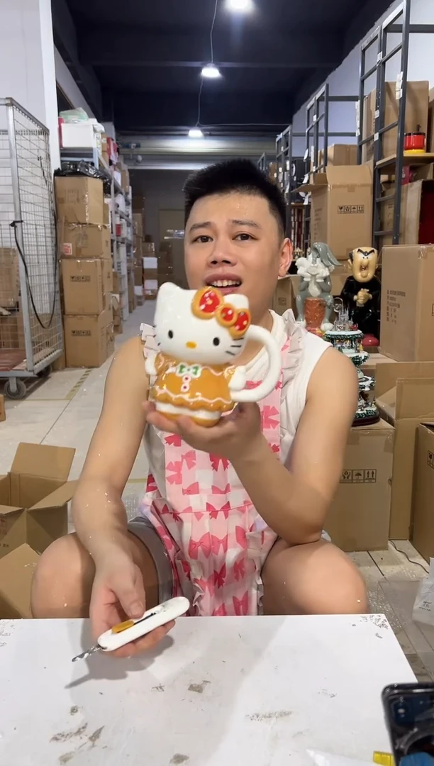 瓷片陶瓷圣诞jbkt全身杯