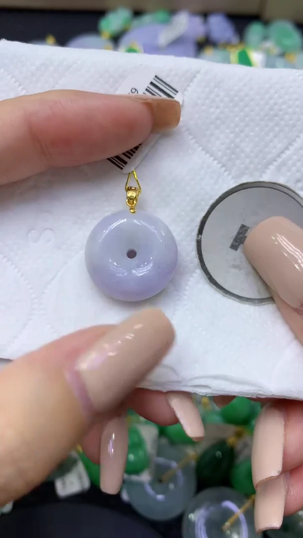 颈饰未镶嵌翡翠天然缅甸翡翠A货