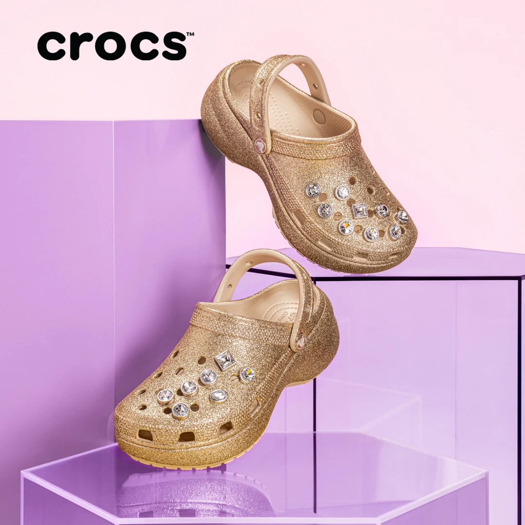 CROCS/卡骆驰【经典闪耀钻石云朵】欧若风洞洞鞋女鞋夏|211391