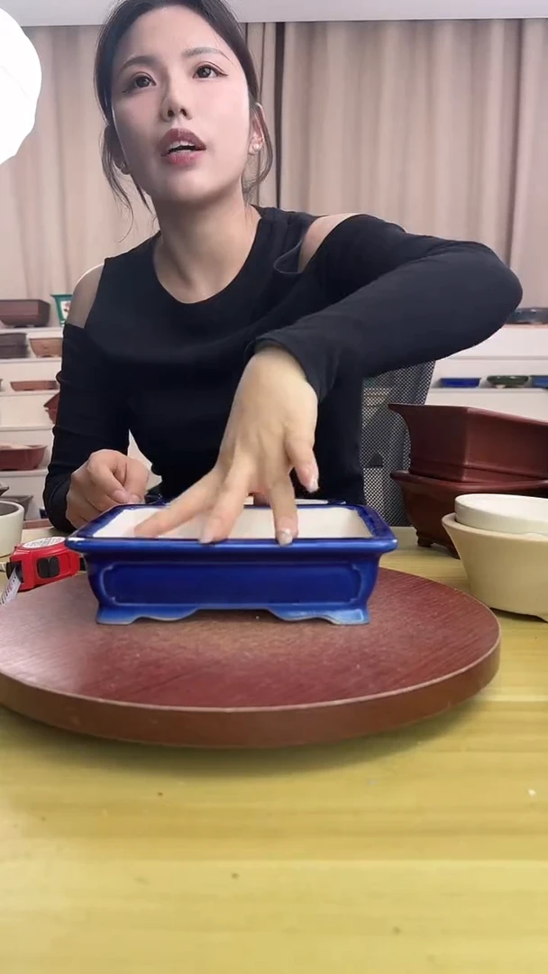 紫砂花盆浅草紫砂花盆微瑕