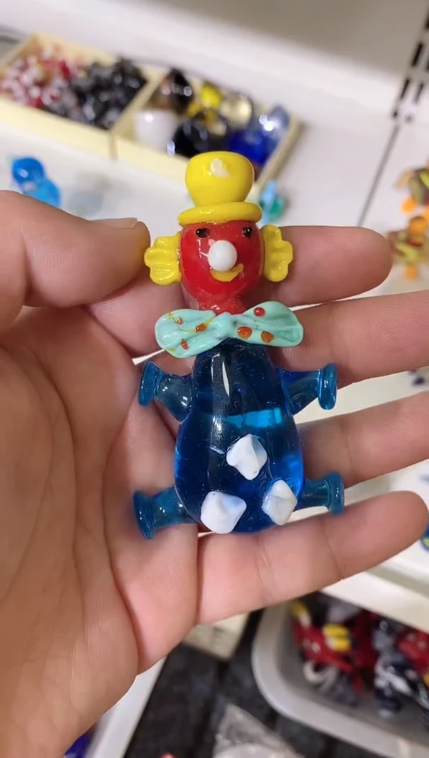 琉璃手工艺品老货小丑