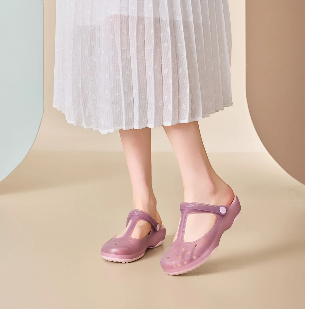 【紫气东来】VEBLEN维布伦女防滑沙滩度假溯溪软底防臭洞洞鞋