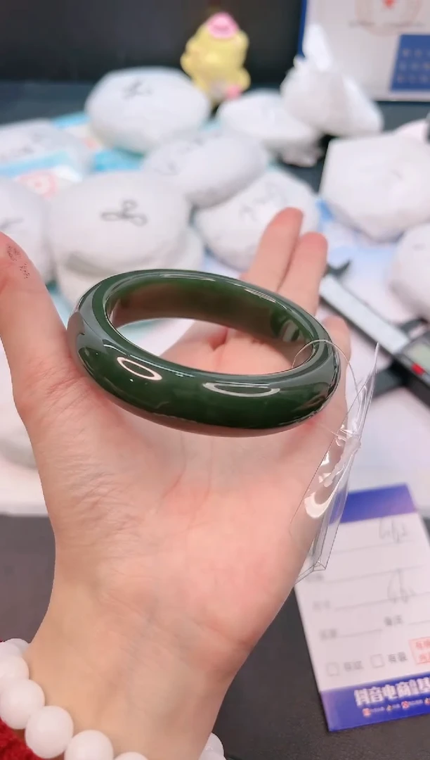 未镶嵌手镯和田玉14G62-56