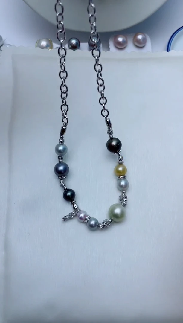 海水珍珠未镶嵌颈饰W4