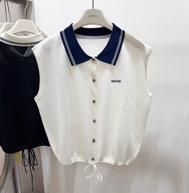 【01-100】商场撤柜品质夏季休闲短袖女士短款上衣时尚百搭针织罩衫