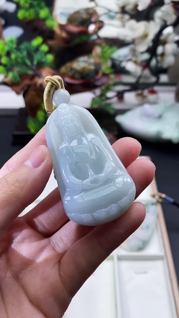 颈饰未镶嵌翡翠天然缅甸A货翡翠