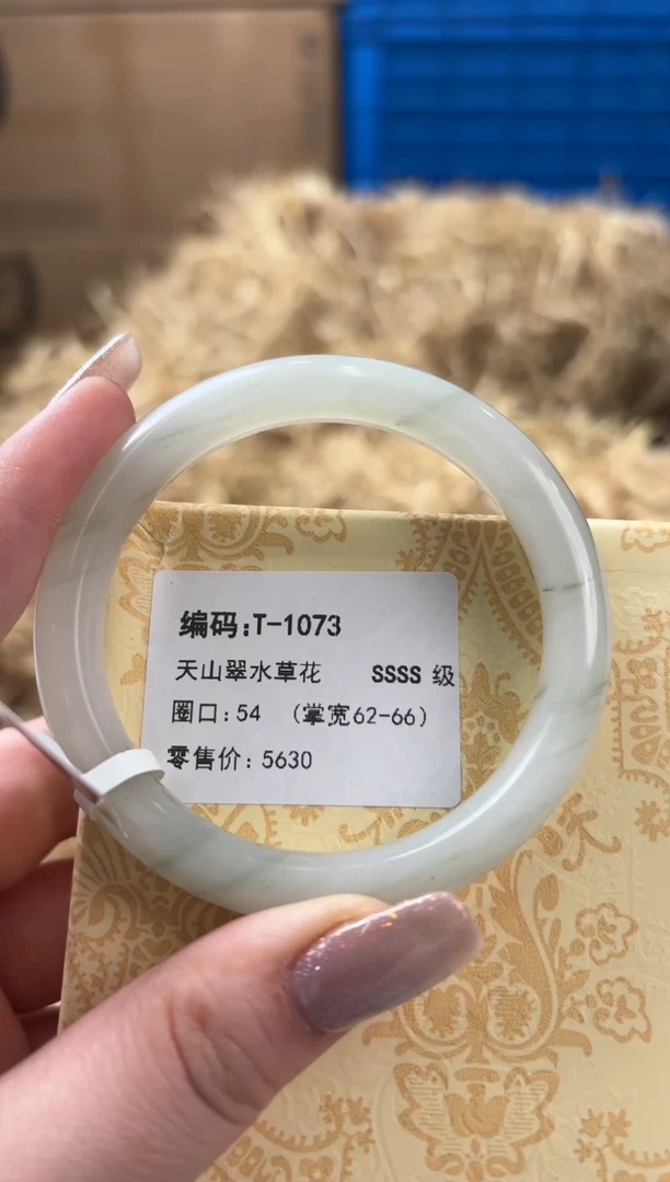 未镶嵌手镯石英质玉T-1073