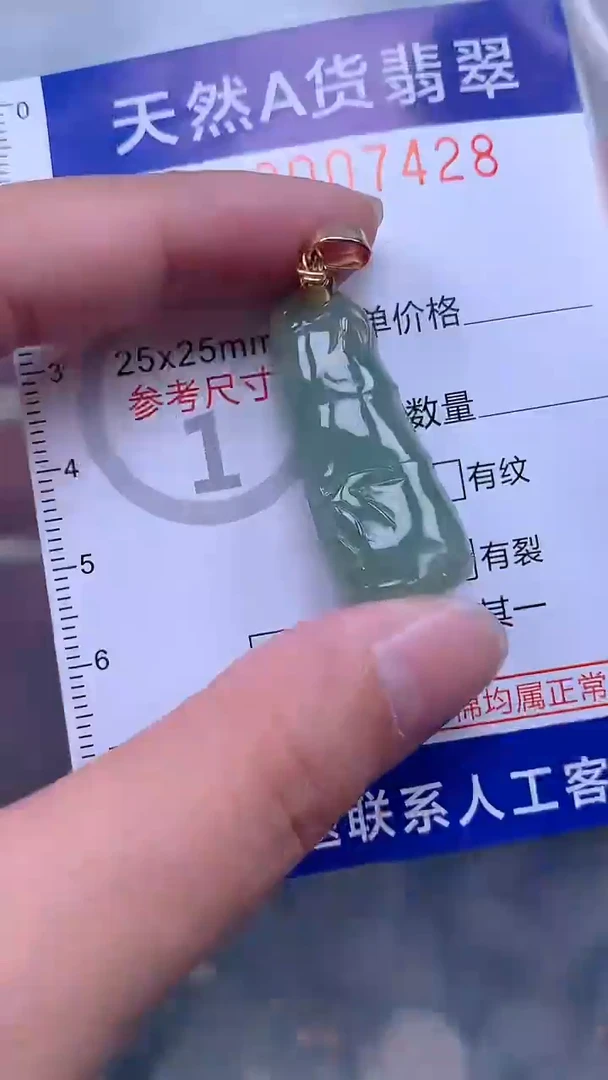 翡翠未镶嵌吊坠(不含链)11