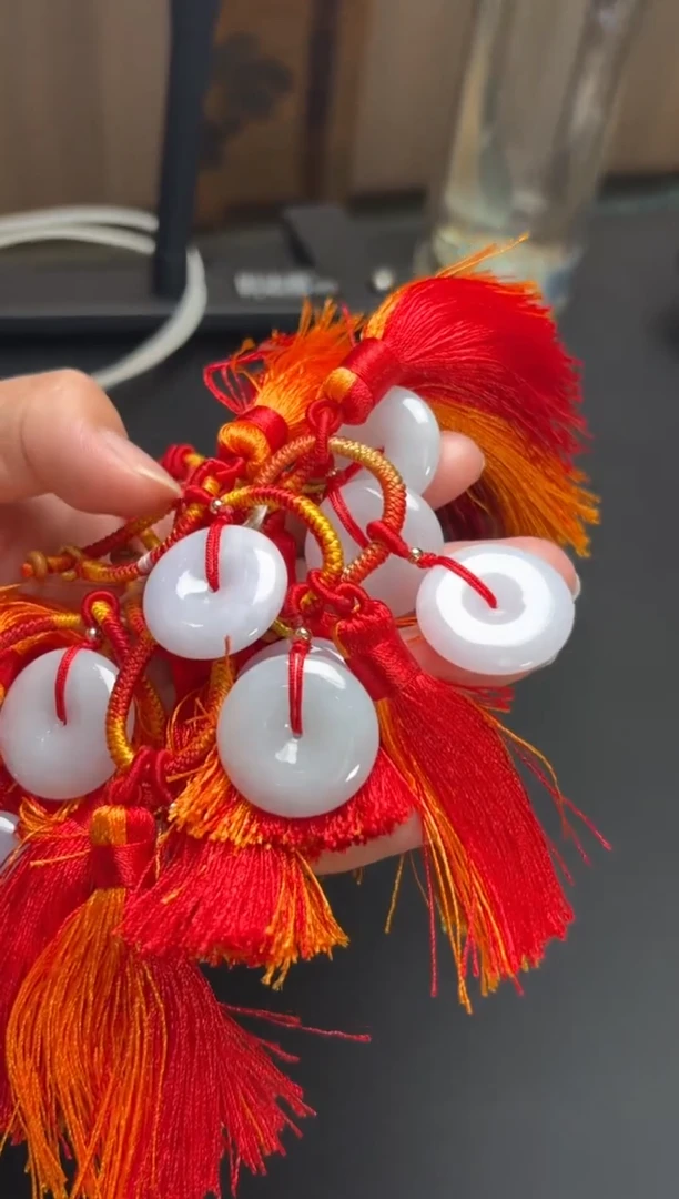 颈饰未镶嵌翡翠YM1268-8 平安扣挂件（多样性一件发货）