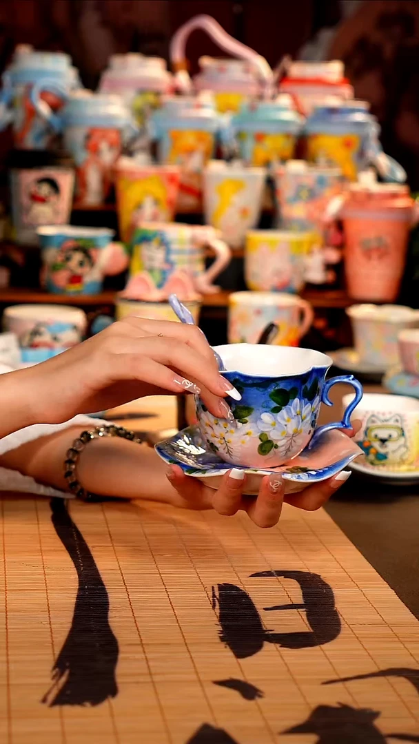 瓷韵手作景德镇全手工杯杯