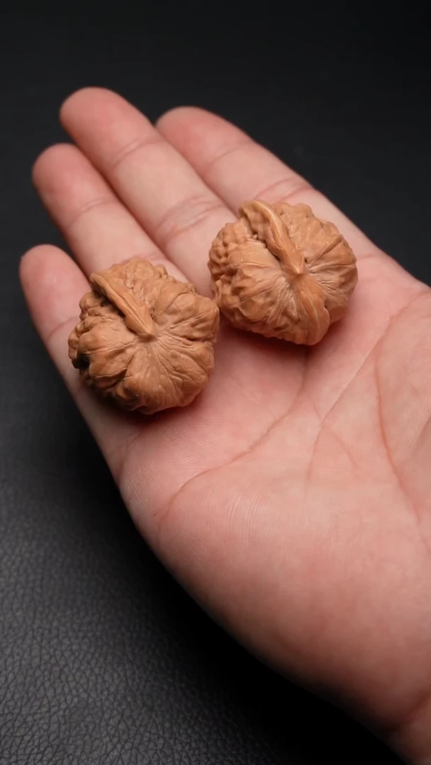 把件文玩核桃33-34蛤蟆一帆风顺