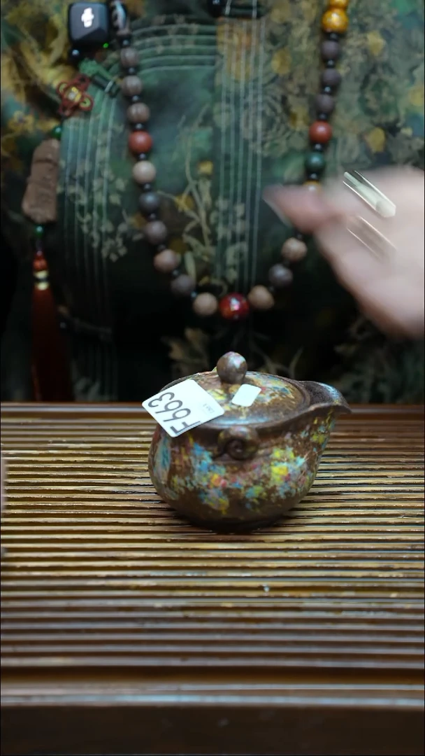 万古烧粗陶手工茶具