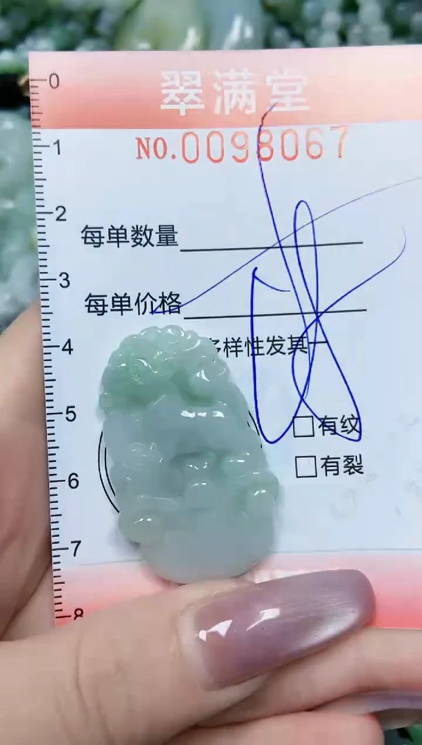 【闪购商品】翡翠颈饰未镶嵌闪购0098067多样性发其一