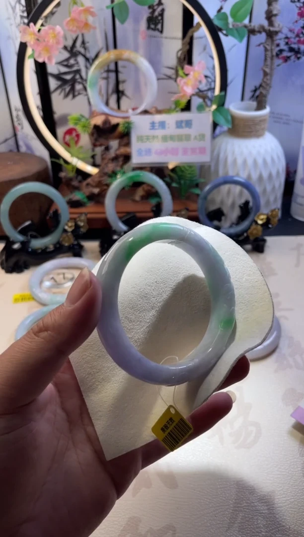 未镶嵌手镯翡翠正圈58