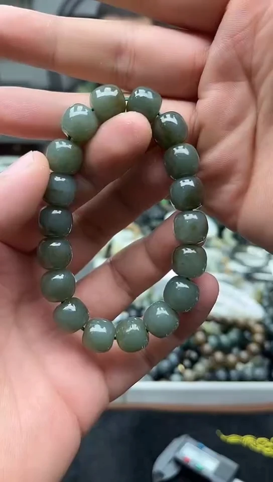 未镶嵌手串和田玉新疆且末蓝12