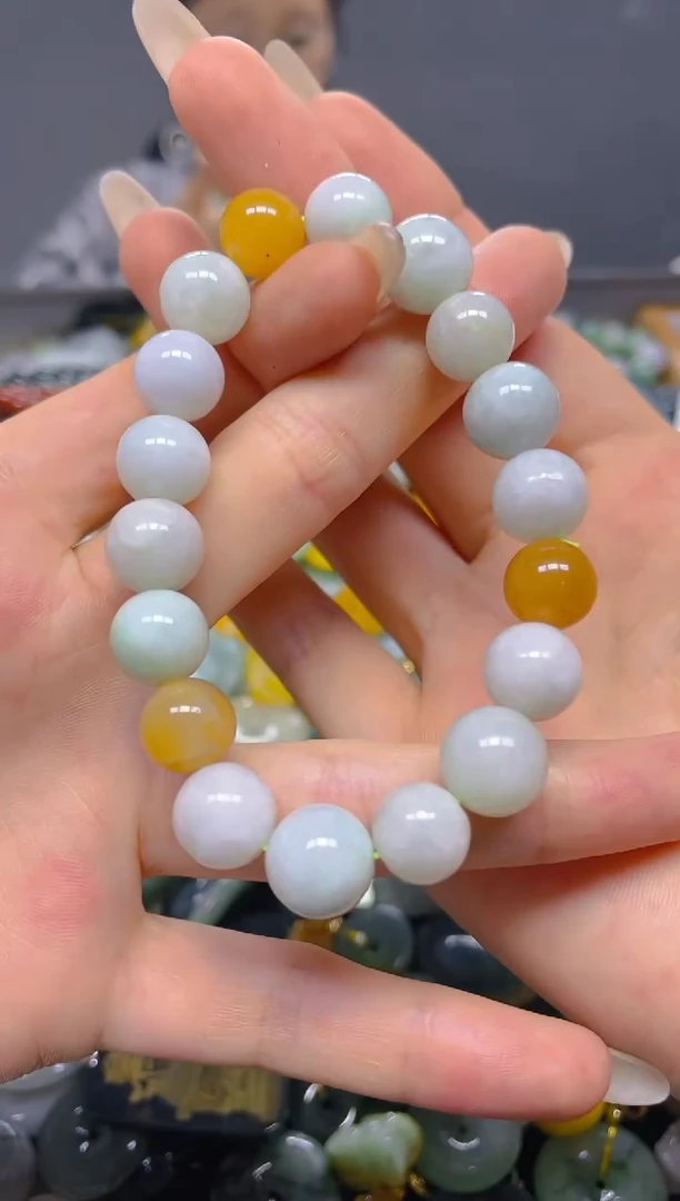 颈饰未镶嵌翡翠10MM/ N /翡翠A货，一件也是批发价