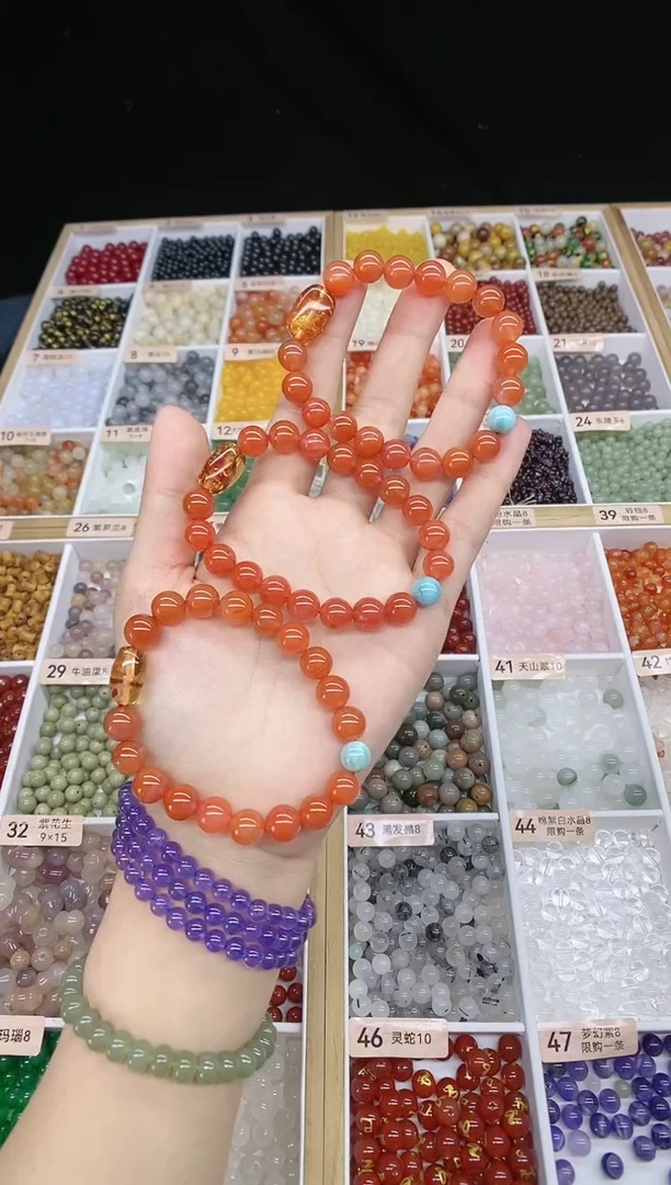 【闪购商品】南红玛瑙手串未镶嵌南红多样性发一