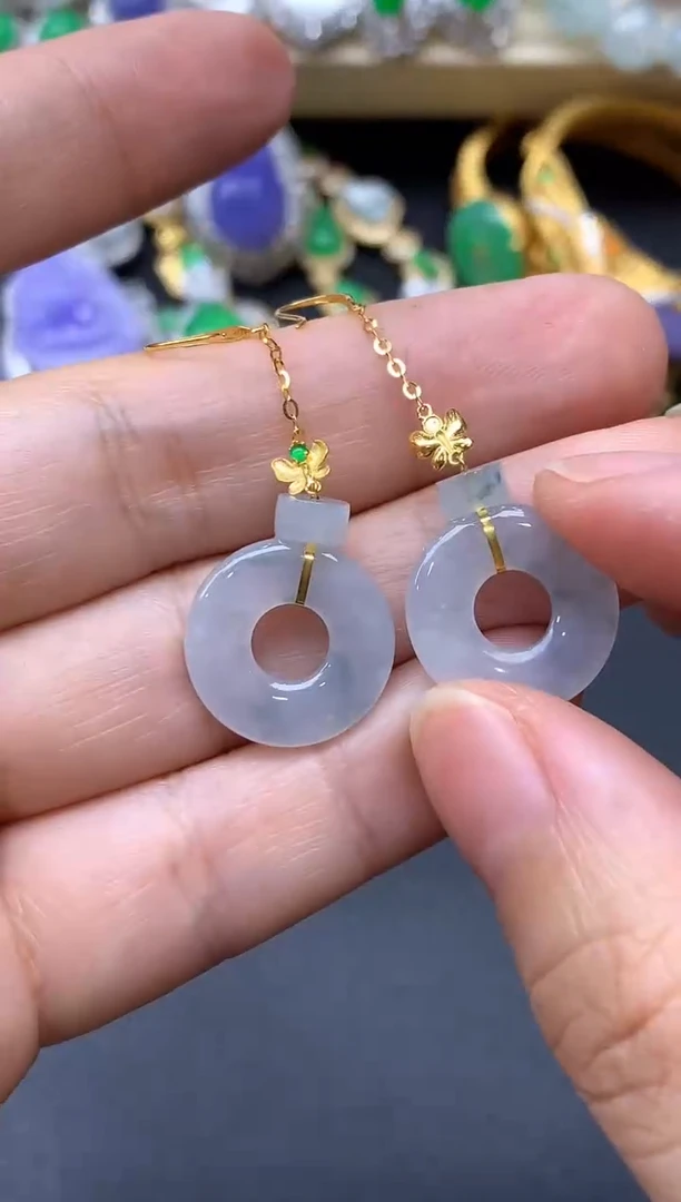 颈饰18K金镶嵌翡翠280中国好珍宝