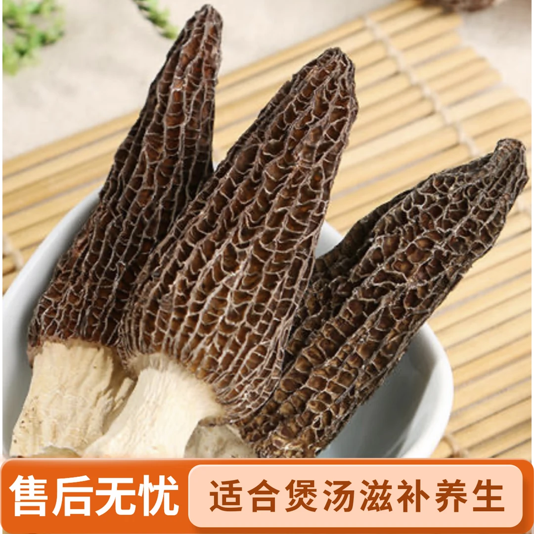 2025头茬5-8大号6妹肉厚羊肚菌干货煲汤营养