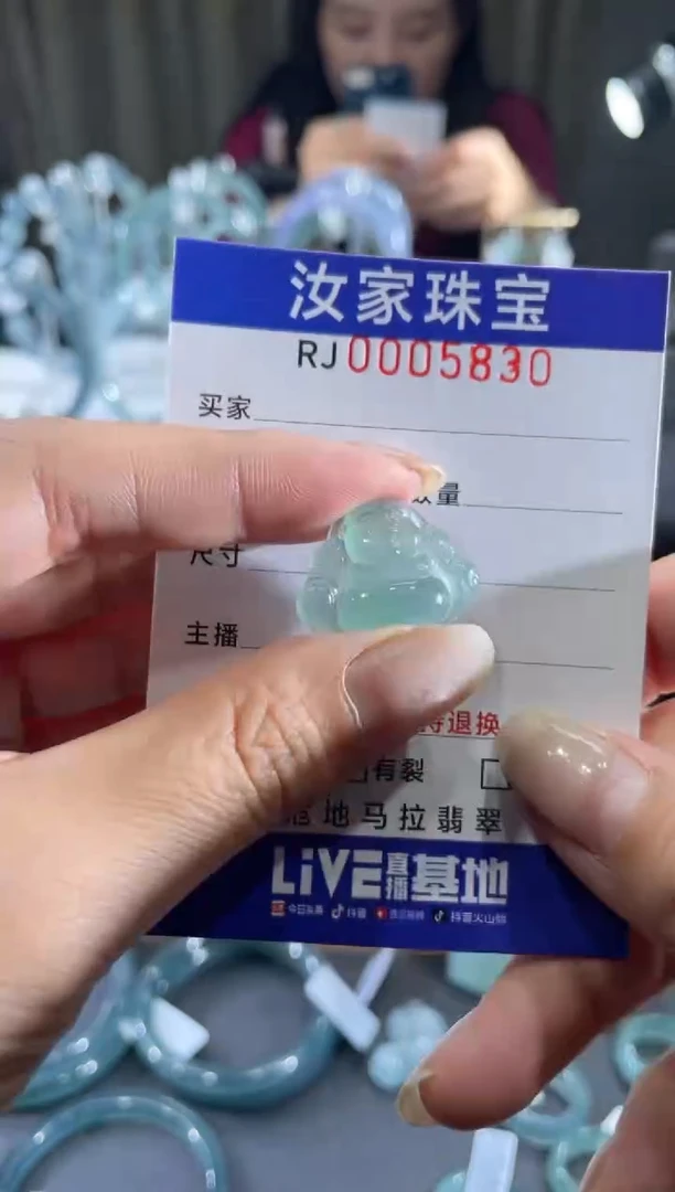 未镶嵌挂件翡翠5830