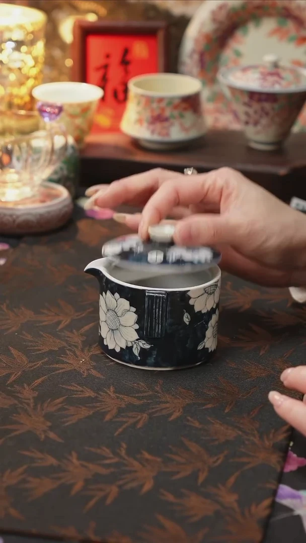 杯景德镇陶瓷杯碗柴烧多人