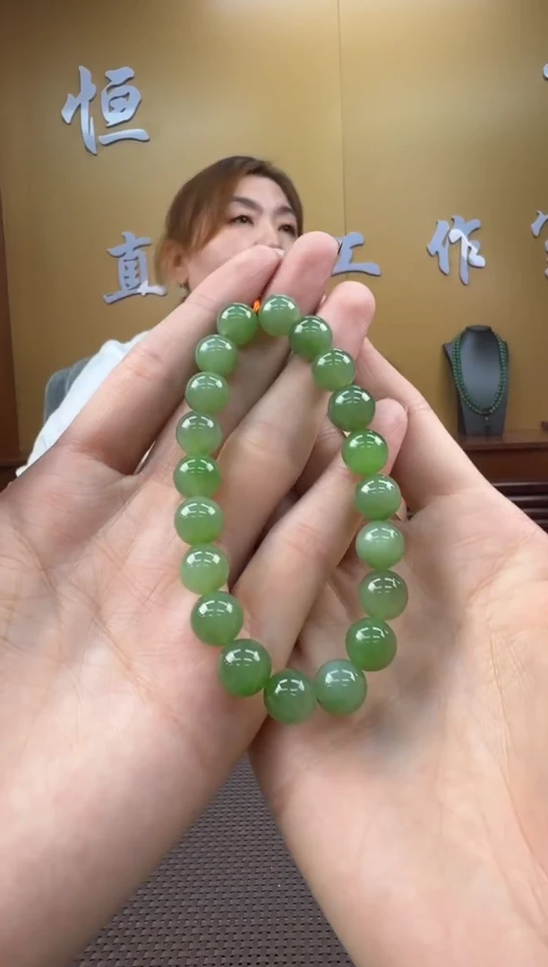 颈饰未镶嵌和田玉手串9-10（多样性发一）