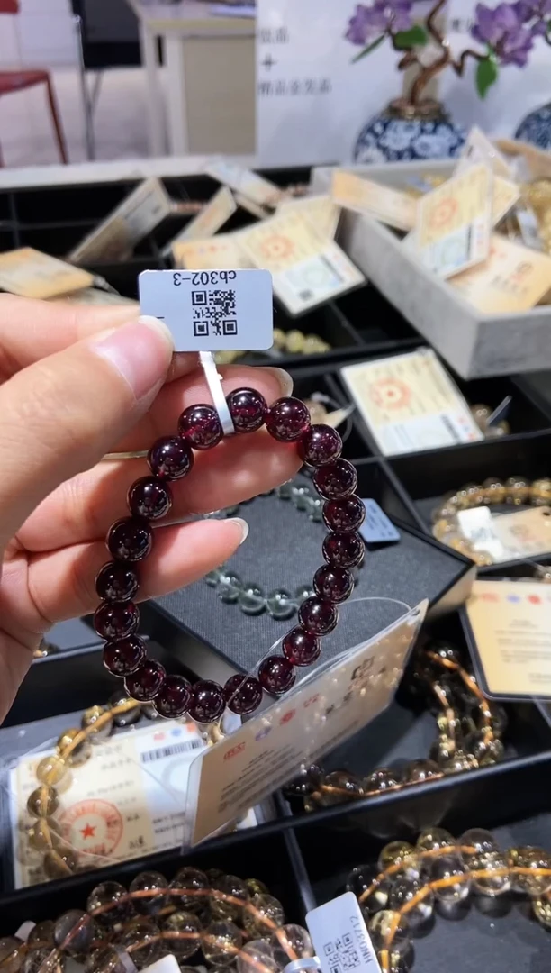 【闪购商品】石榴石手串未镶嵌手串