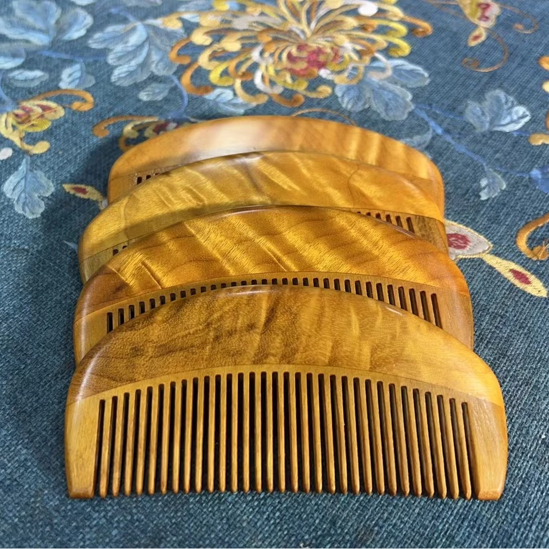 金丝楠小叶桢楠半月梳/单个  通货
