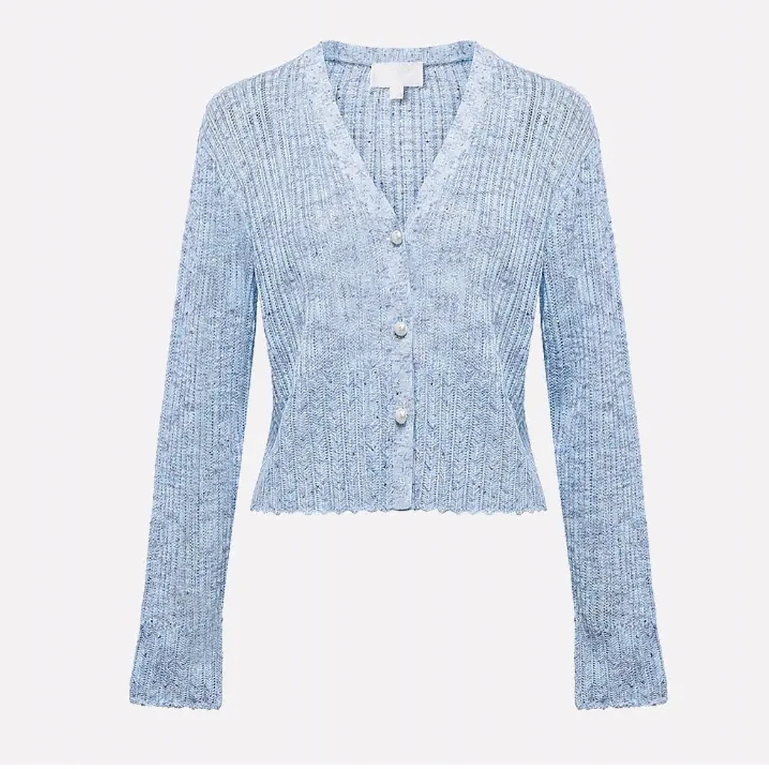 *大喜重磅小众空调针织开衫（E9015）