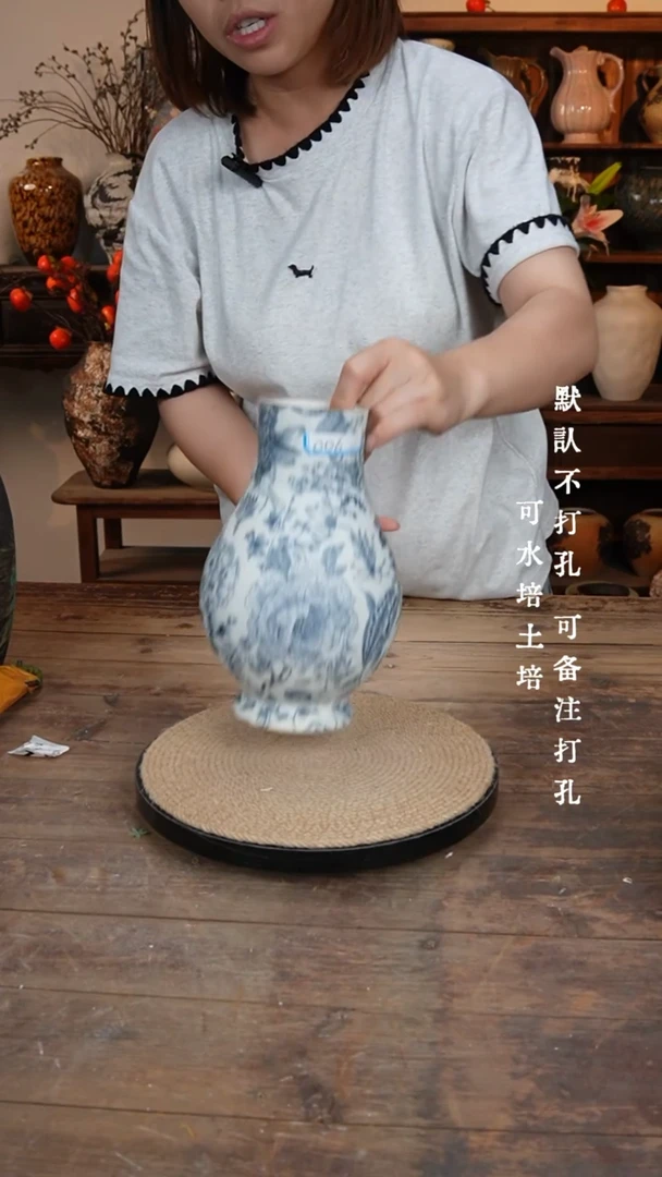 摆件006景德镇陶瓷花瓶