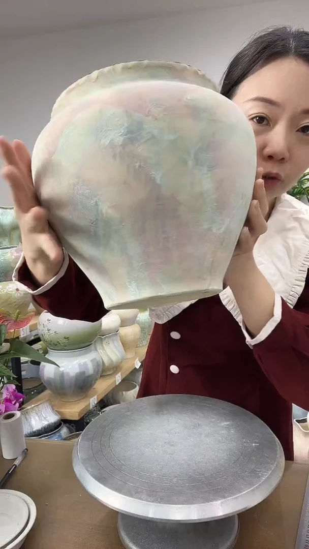 11.15陶瓷花盆直播链接高23.      口19