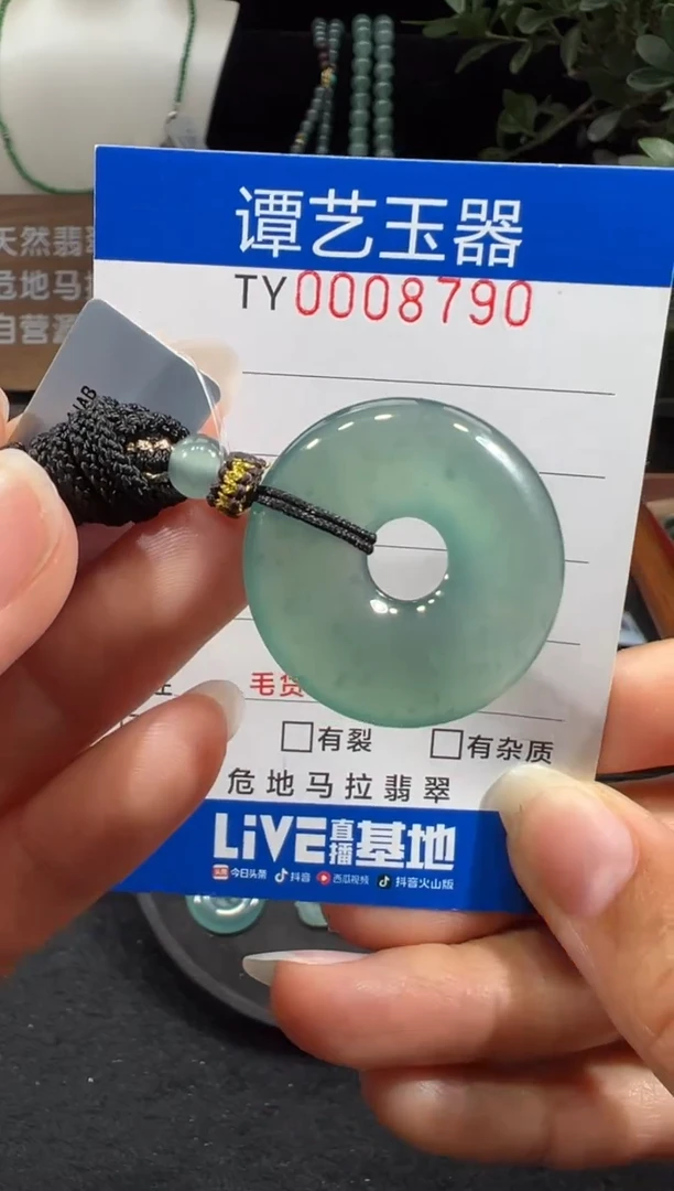 未镶嵌挂件翡翠一8790